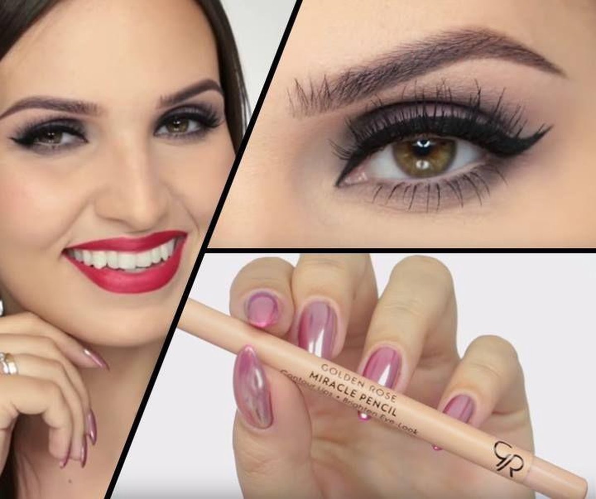 Golden Rose Miracle Pencil – Konturenstift Für Lippen & Augen, Hellt Auf & Definiert