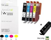 Improducts® Inkt cartridges - Alternatief Hp 903 XL 903XL XXL set + zwart