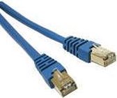 C2G Cat5e Booted Shielded (STP) Network Patch Cable - Verbindingskabel - RJ-45 (M) naar RJ-45 (M) - 1 m - STP - CAT 5e - gevormd - blauw