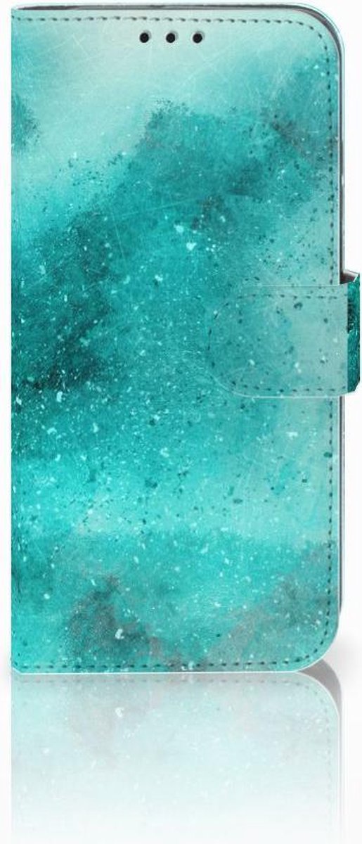 Book Case voor Hoesje Honor 10 Lite Painting Blue