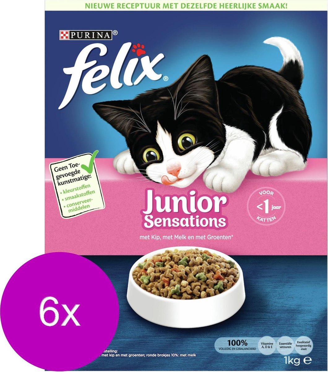 Felix Countryside Sensations - Kattenvoer - 6 x 1 kg | bol.com