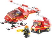 Sluban brandweerhelicopter en wagen, B0219