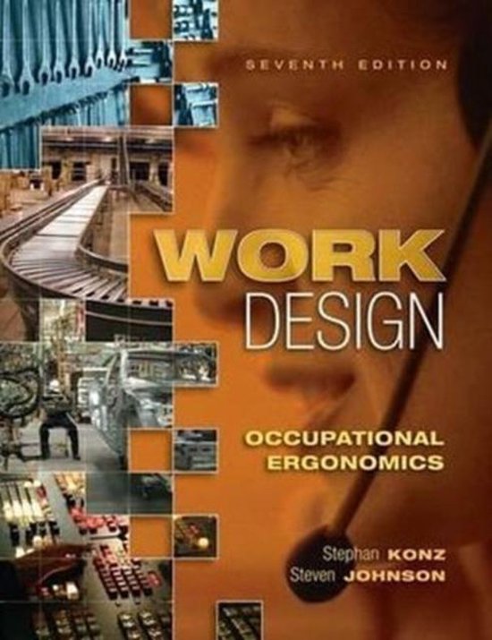 Work Design: Occupational Ergonomics - cover