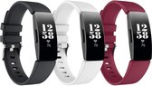 YONO Siliconen bandjes - Fitbit Inspire (HR) - 3-pack - Small