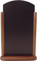 Elegant Top Tafelkrijtbord Large Zwartrand Bruin Lak 32.3x27x7.1cm