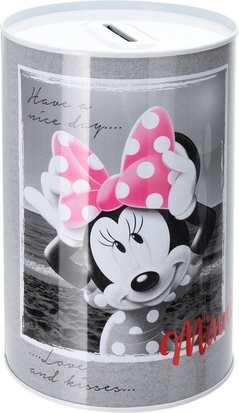 Disney Spaarpot Minnie Mouse 1 Liter Grijs | bol.com