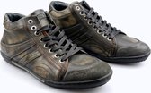 Gant RENTON geschuurd leder half hoge sneaker Heren zwart met effect - Maat 40