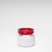 Waterkluisje - 3,6 Liter - Water- en luchtdicht - Wit/Rood