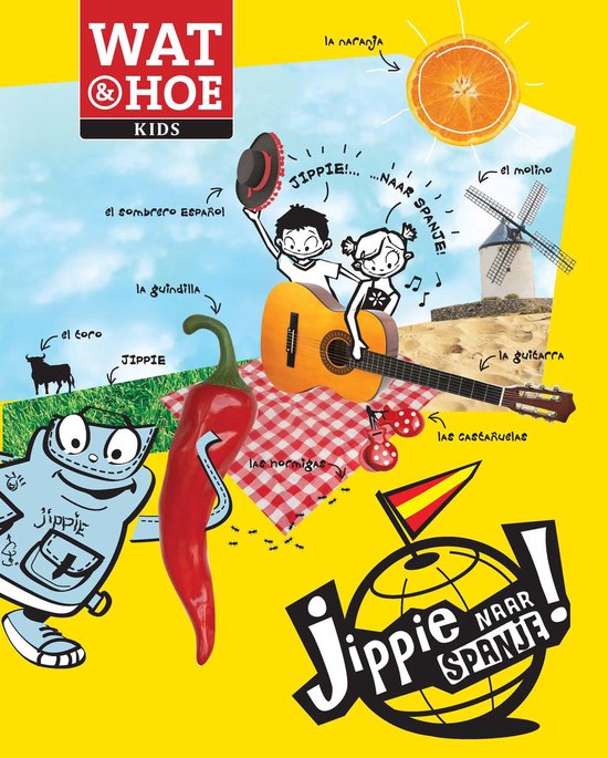 Jippie-reeks - Jippie naar Spanje! - cover