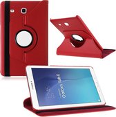 Samsung Galaxy Tab E 9.6 Hoesje Case Rood, 360 graden Draaibaar