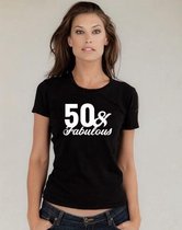 Sarah 50 jaar t-shirt / 50 & Fabulous / Fabulous 1970 / kado tip / Vrouwen / cadeau / Sarah / MAAT S
