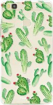 Huawei P9 Lite hoesje TPU Soft Case - Back Cover - Cactus