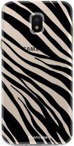 Samsung Galaxy J3 2017 hoesje TPU Soft Case - Back Cover - Zebra print