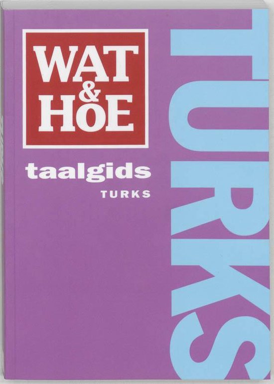 Cover van het boek 'Wat & Hoe taalgids Turks'