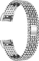 Beadstyle bandje Zilver geschikt voor Fitbit Charge 3 / Charge 4