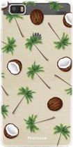Huawei P8 Lite 2016 hoesje TPU Soft Case - Back Cover - Coco Paradise / Kokosnoot / Palmboom
