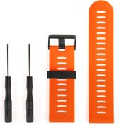 SmartphoneClip® Sportbandje Oranje geschikt voor Garmin Fenix 3 / 3 HR