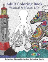 Nautical & Marine Life adult coloring book