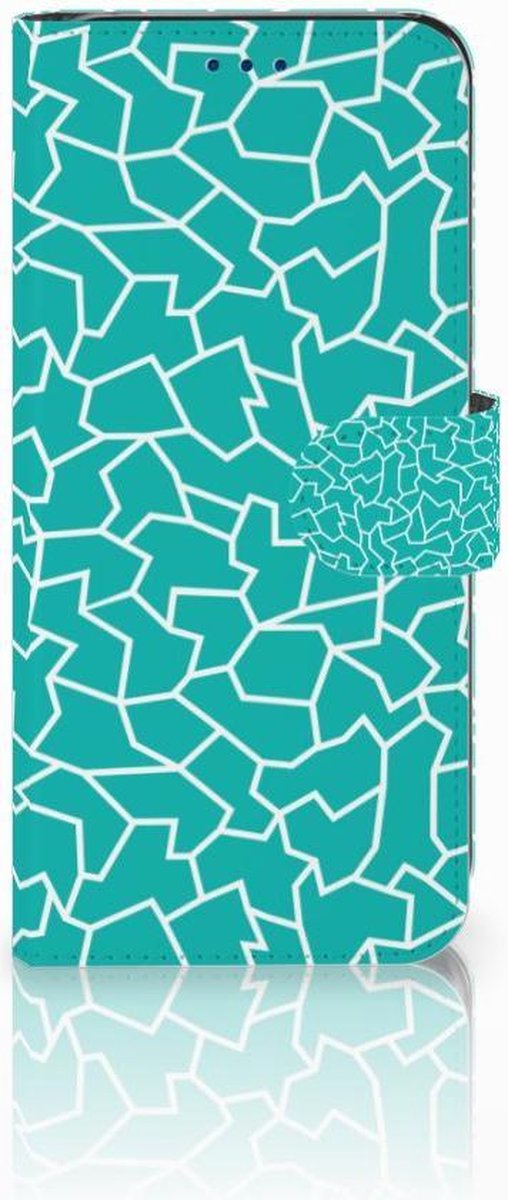 Samsung Galaxy S8 Hoesje Cracks Blue
