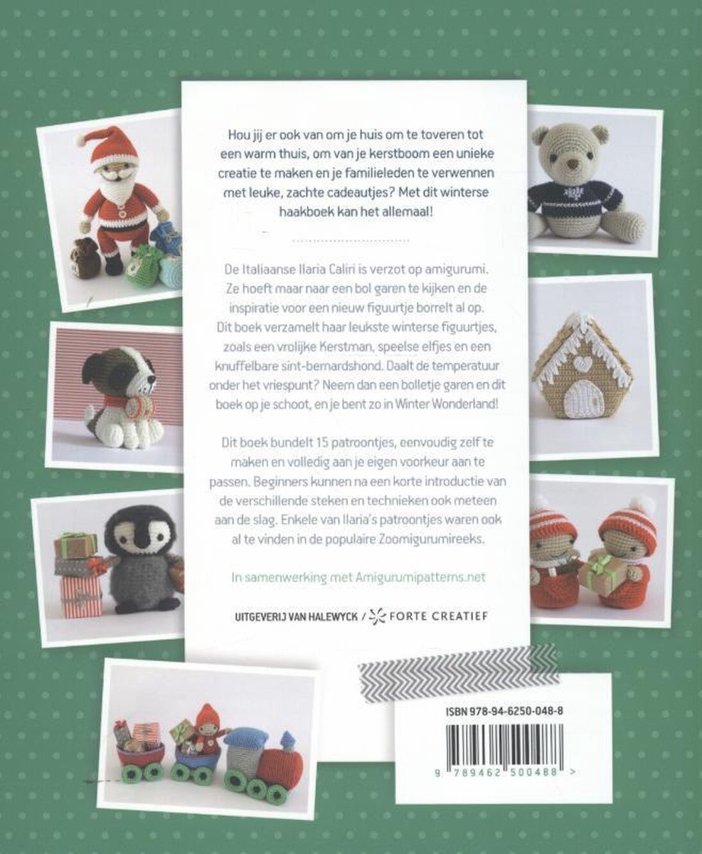 Amigurumi winter wonderland - back cover