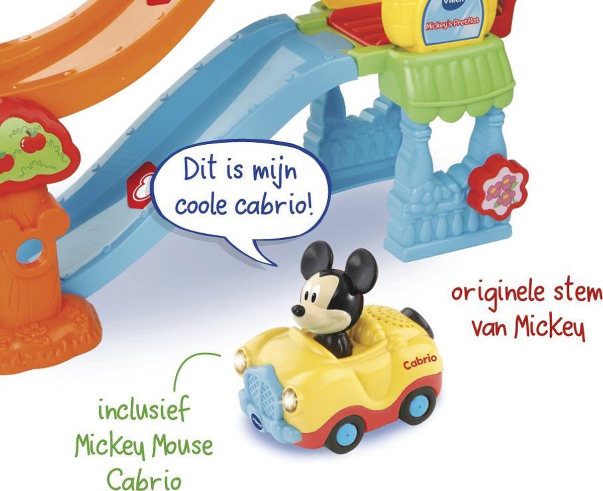 betekenis Belangrijk nieuws Huisdieren VTech Toet Toet Auto's Disney Edition Mickey's Pretflat - Speelset | bol.com