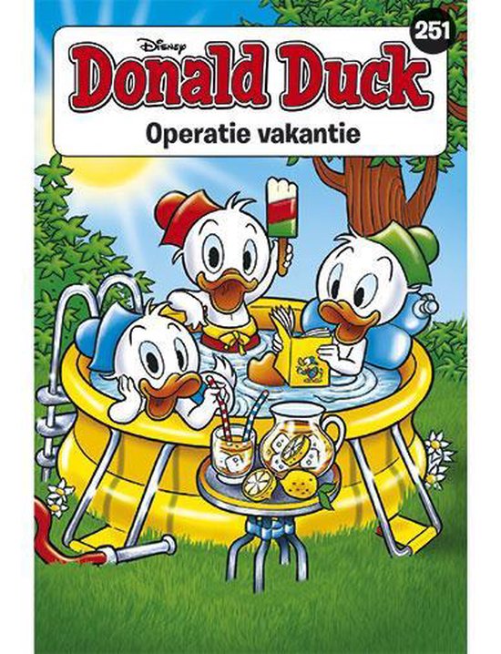 Omslag van Donald Duck Pocket 251 - Operatie vakantie