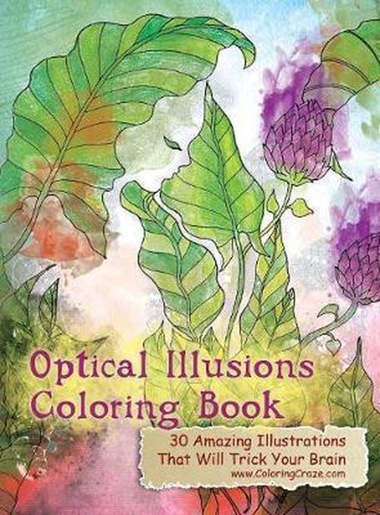 Optical Illusions Coloring Books for Grown-Ups- Optical Illu ... - cover