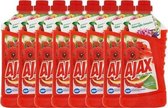Ajax Allesreiniger Rode Bloemen Voordeelverpakking 8 x 1 liter
