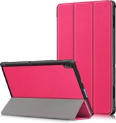 Tri-Fold Book Case - Lenovo Tab E10 Hoesje - Roze
