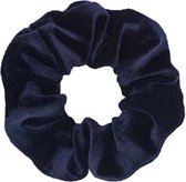 Scrunchie - Haarband - Fluweel - Haarwikkel - Haar wokkel - Haar elastiek - Velvet - Blauw