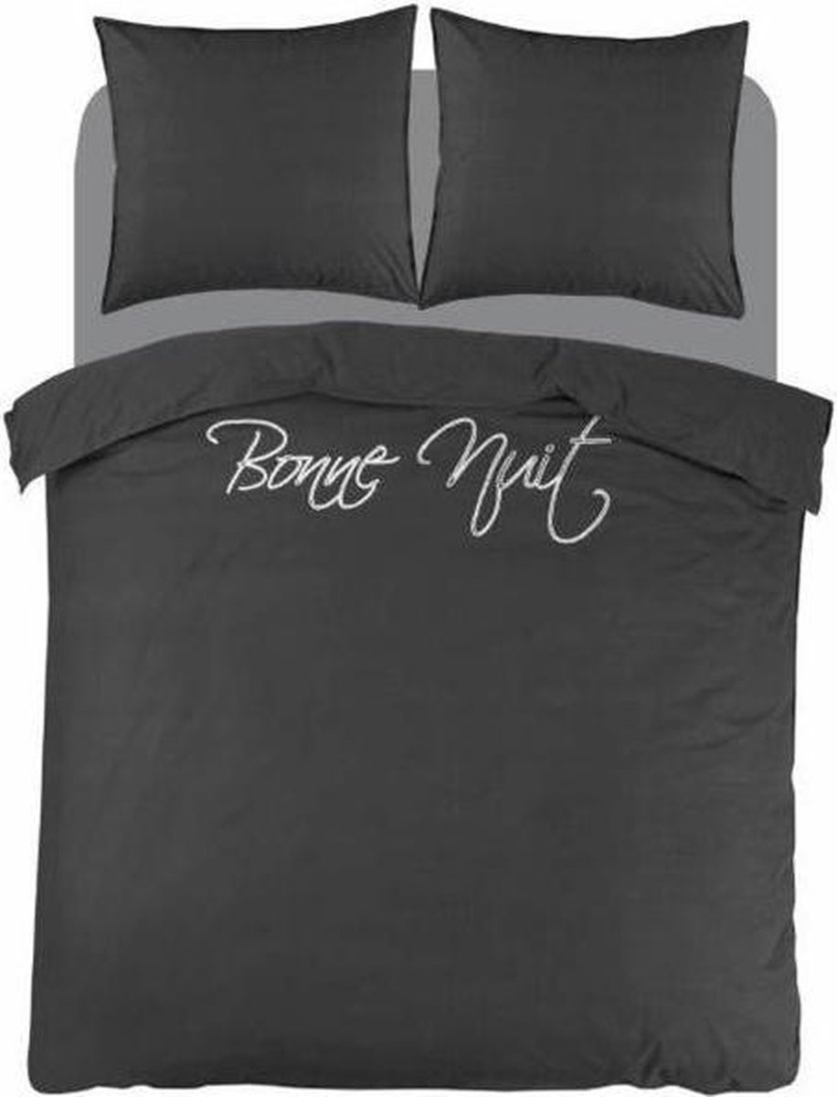 Papillon Napier - dekbedovertrek - eenpersoons - 140x200/220 - Grijs
