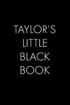 Taylor's Little Black Book