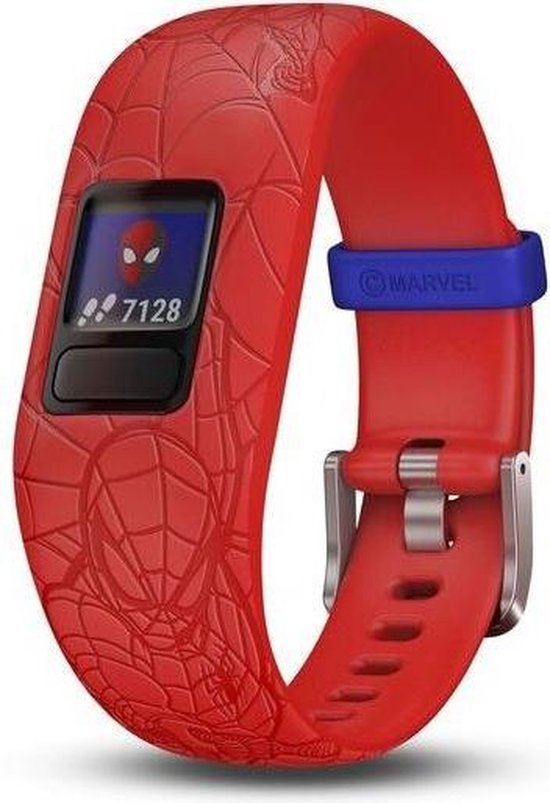 Garmin Vivofit Junior 2 Activity tracker kinderen Marvel Spiderman Rood bol