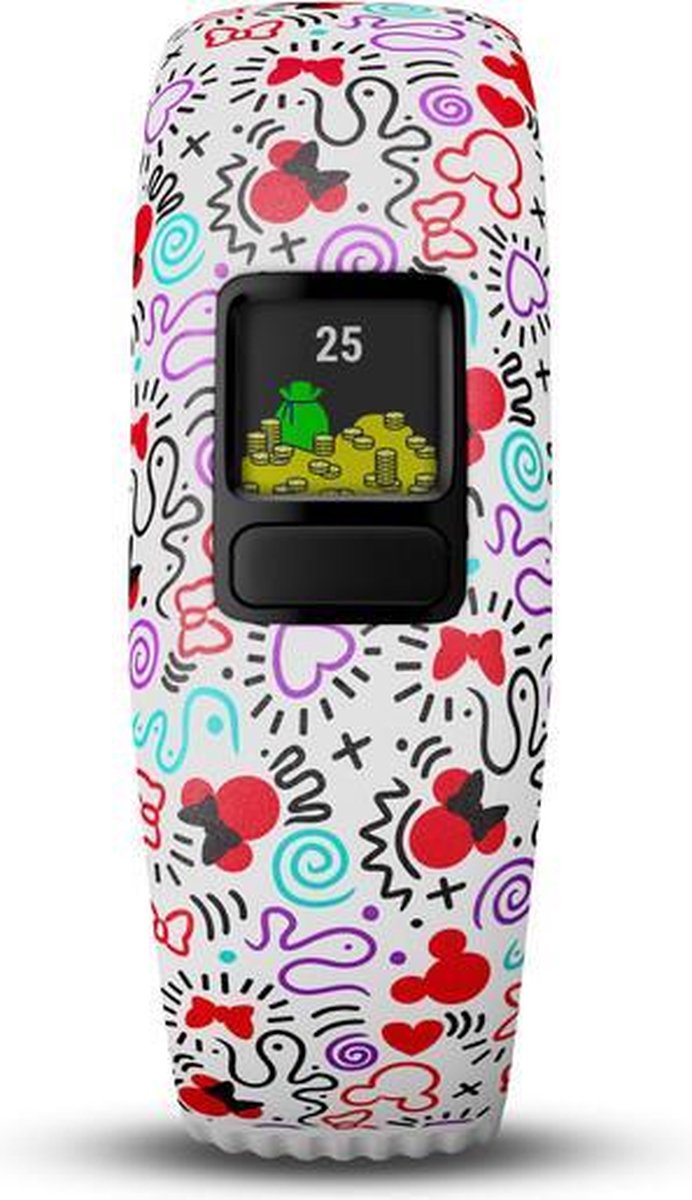 Garmin Vivofit Junior 2 Disney Minnie Mouse Activity Tracker voor Kinderen Wit bol