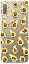 Samsung Galaxy A7 2018 hoesje TPU Soft Case - Back Cover - Avocado