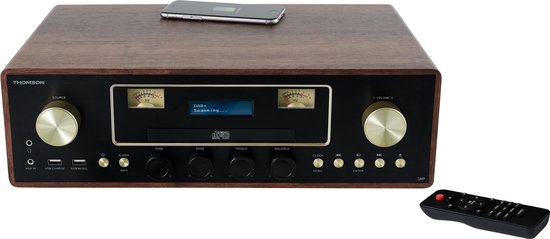 Thomson Stereo DAB+ Radio Microset - CD-Speler / Bluetooth / MP3 / USB &  Inductielader... | bol.com