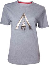Assassin's Creed Odyssey - Embossed Logo dames T-shirt grijs - M