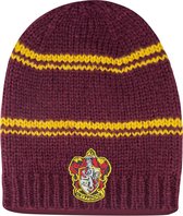 Long Slouchy Gryffindor Beanie Purple and Gold - Harry Potter