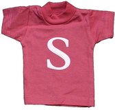 Naamslinger Lettershirts roze S