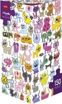 Heye mini puzzel - Burgerman Doodlecats 150 stukjes