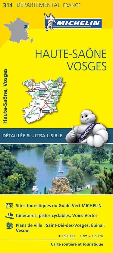 Haute - saone / vosges 11314 carte ' local ' ( France ) michelin kaart |  bol.com