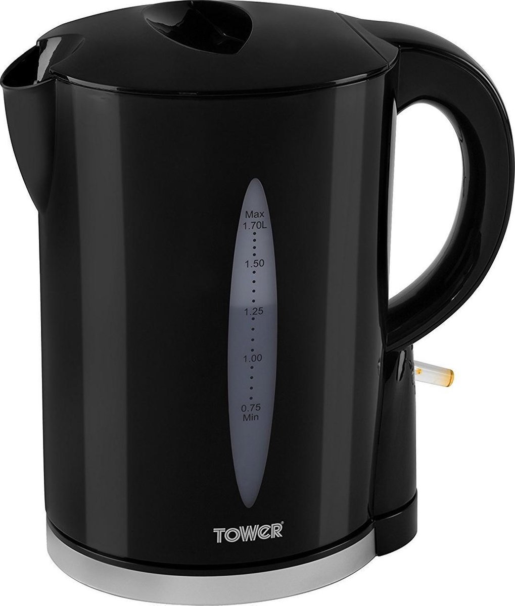 Tower Essentials T10011 Waterkoker - 2200W - 1,7 liter - zwart