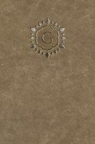 Monogram  G  Notebook