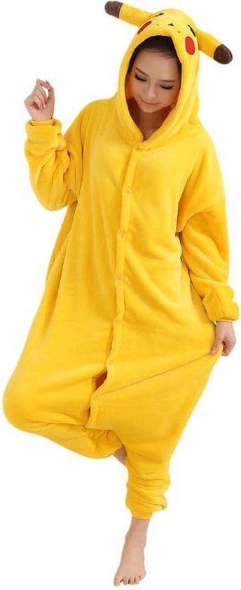 Pikachu Pokemon Onesie Verkleedkleding - Volwassenen & Kinderen - XL  (175-195 cm) | bol.com