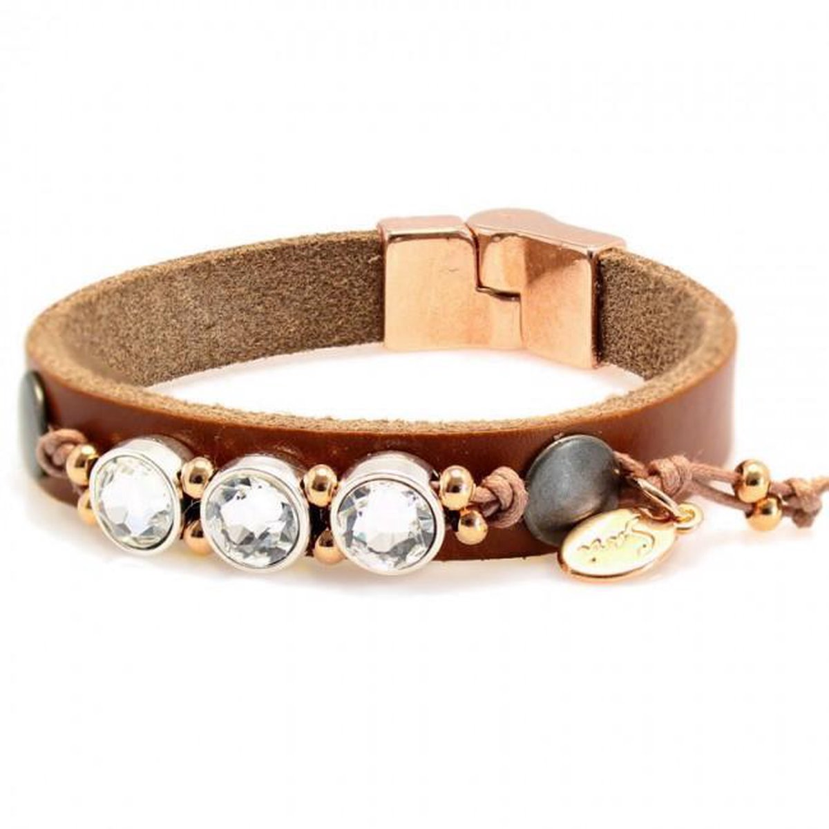 Leren Armband "Sari"