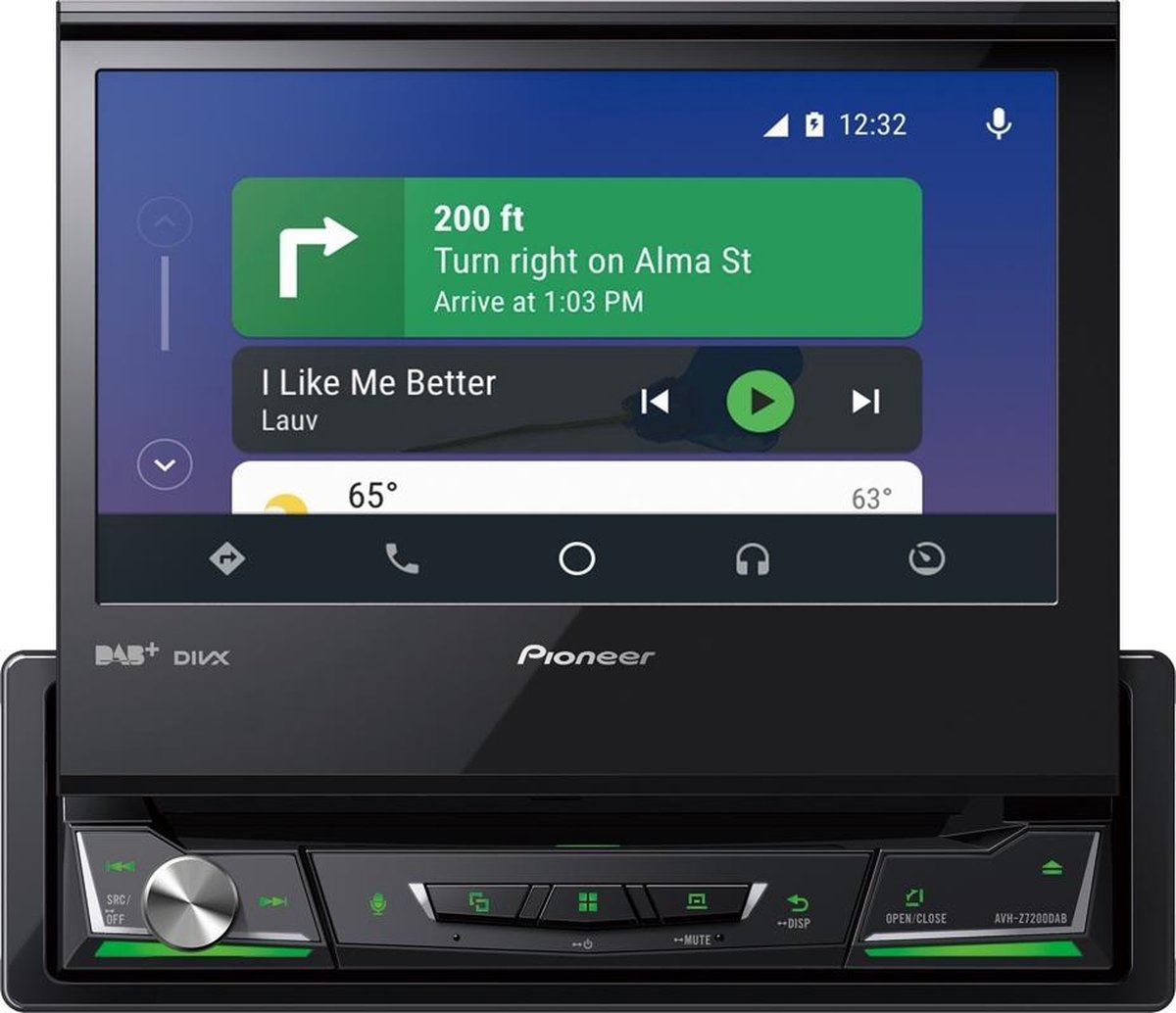 Pioneer AVH-Z7200DAB - Multimedia autoradio met Carplay & Android Auto (1- DIN) | bol.com