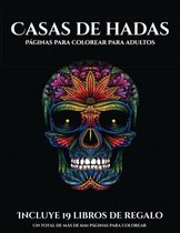 Paginas para colorear para adultos (Casas de hadas)