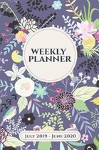 Weekly Planner a Week Per Page July 2019 - June 2020