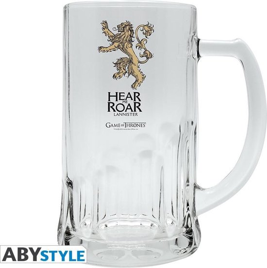 Half Moon Bay Game Of Thrones Bierkrug - Lannister Keramik-Krug 900ml Offizielle Lizenz