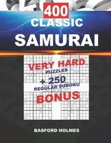 400 CLASSIC SAMURAI VERY HARD PUZZLES + 250 regular Sudoku BONUS